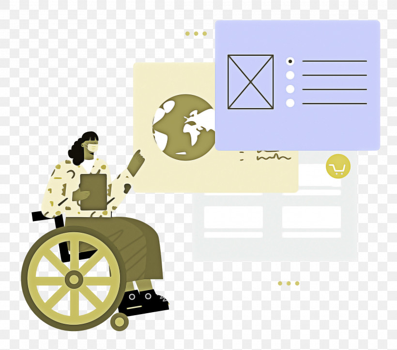 Wheel Chair People, PNG, 2500x2204px, Wheel Chair, Behavior, Cartoon, Clock, Human Download Free