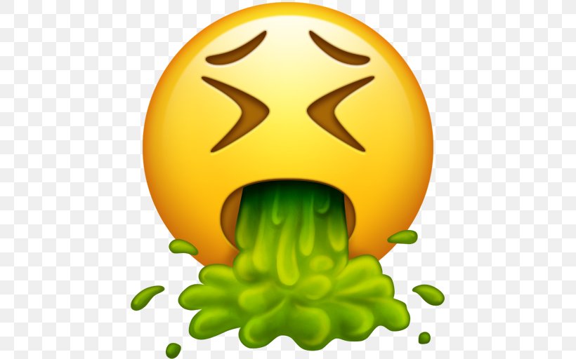 Emojipedia Vomiting Emoticon Apple Color Emoji, PNG, 512x512px, Emoji, Apple Color Emoji, Emojipedia, Emoticon, Face Download Free