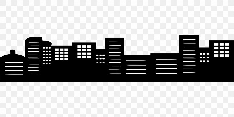 Building Silhouette, PNG, 1920x960px, Building, Black, Black And White, Brand, Diagram Download Free