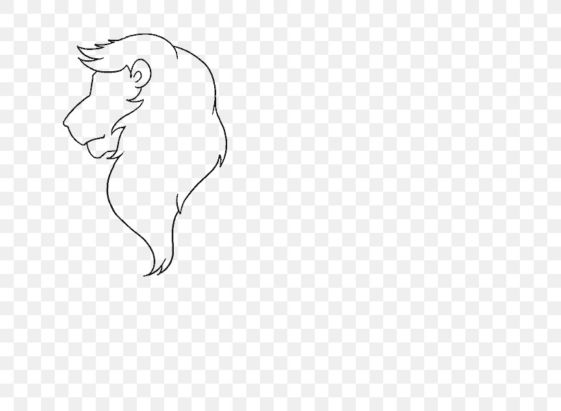Lion Drawing Simba Sketch, PNG, 678x600px, Watercolor, Cartoon, Flower, Frame, Heart Download Free