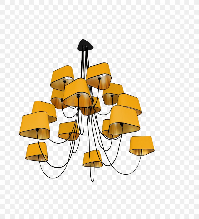 Chandelier Lighting Yellow Light Fixture, PNG, 1281x1409px, Chandelier, Black, Lamp, Light, Light Fixture Download Free