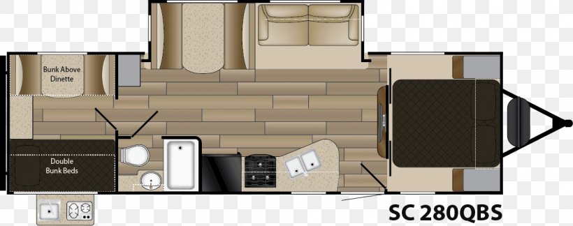 Campervans Caravan Trailer Bunk Bed Floor Plan, PNG, 1212x480px, 2018, 2019, Campervans, Awning, Bedroom Download Free