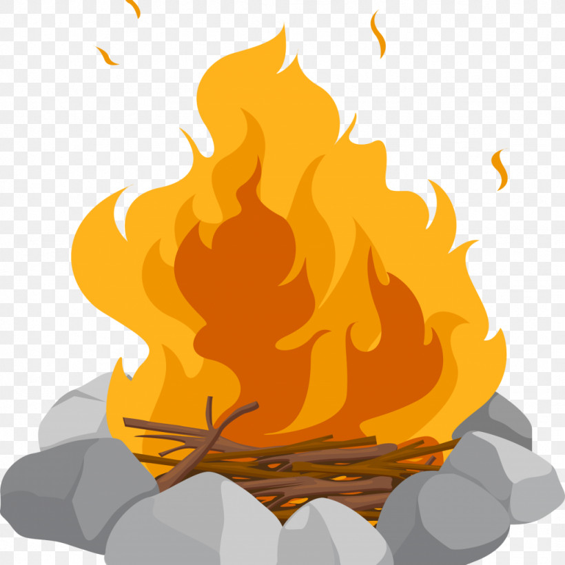 Orange, PNG, 1024x1024px, Flame, Bonfire, Campfire, Fire, Heat Download Free