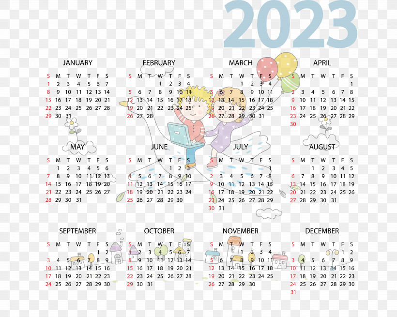 Calendar Drawing Painting Sunday Week, PNG, 6874x5491px, Calendar, Drawing, Logo, Painting, Royaltyfree Download Free