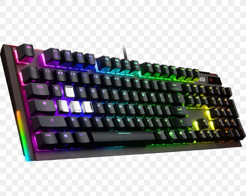 Computer Keyboard MSI VIGOR GK80 RED Keyboard Cherry MSI Vigor GK80 RGB Mechanical Gaming Keyboard, PNG, 1024x819px, Computer Keyboard, Backlight, Cherry, Computer Component, Gaming Keypad Download Free