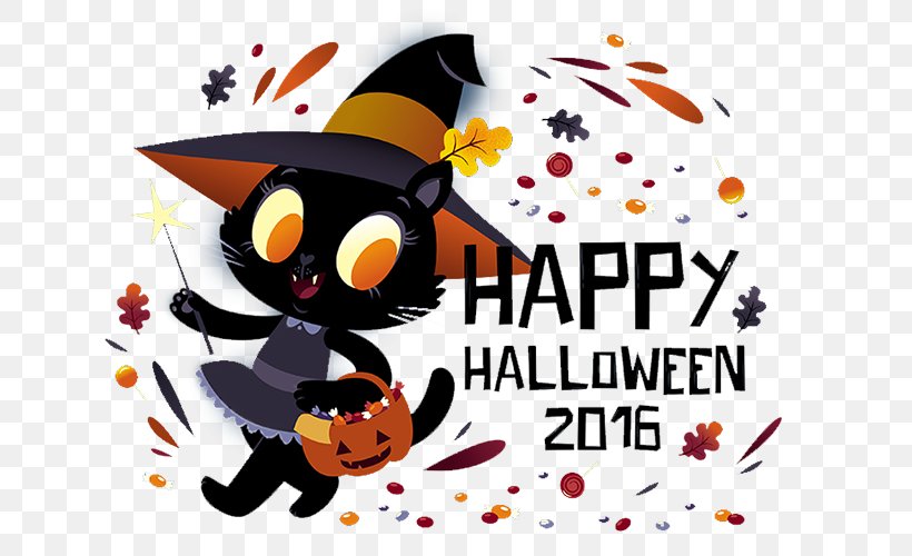 Halloween Black Cat, PNG, 707x500px, Halloween, Art, Black Cat, Cartoon, Cat Download Free