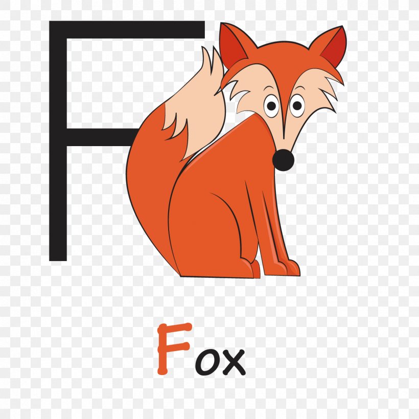 Red Fox Letter Clip Art, PNG, 1276x1276px, Red Fox, Alphabet, Area, Carnivoran, Cartoon Download Free