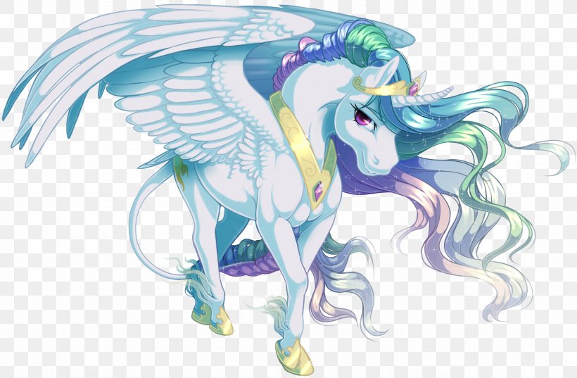Pony Princess Celestia Twilight Sparkle Horse Equestria, PNG, 2560x1679px, Watercolor, Cartoon, Flower, Frame, Heart Download Free