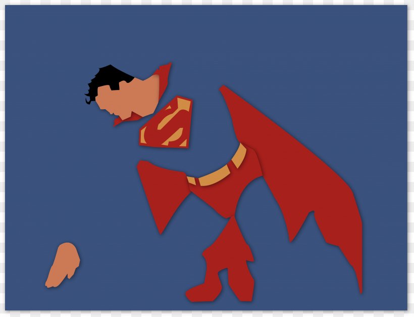 Superman Art Minimalism Comics, PNG, 4454x3408px, Superman, Art, Cartoon, Character, Comics Download Free