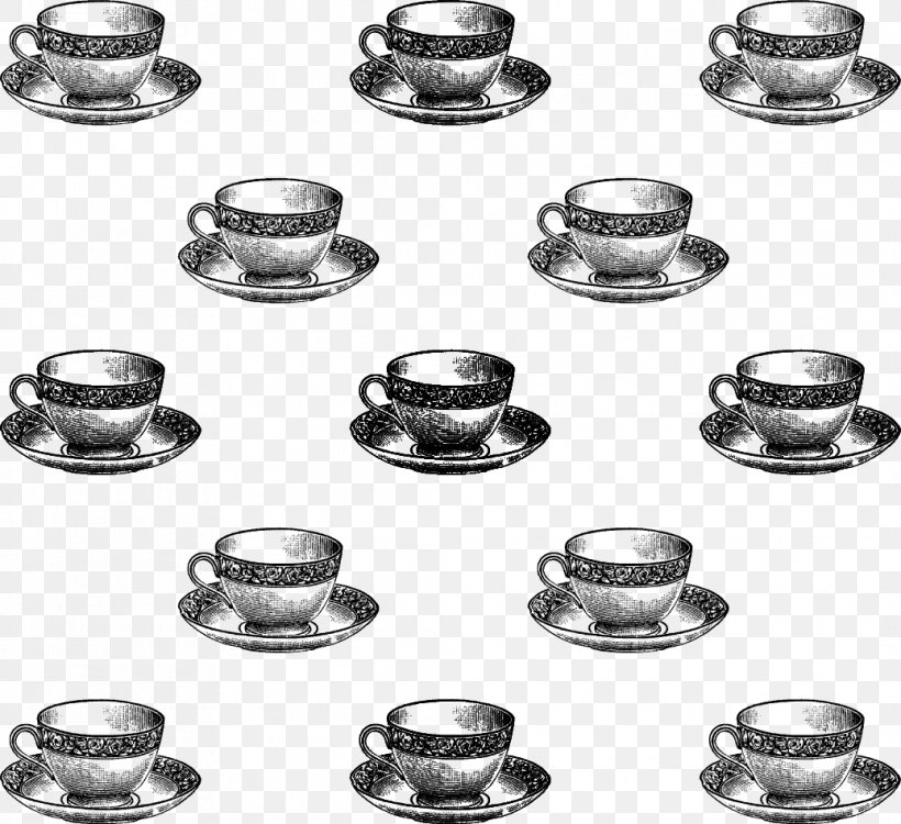 Coffee Cup Cafe Coffee Bean, PNG, 1037x949px, Coffee, Bean, Black And White, Cafe, Coffee Bean Download Free