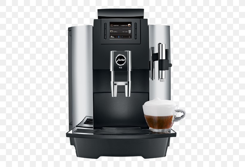 Coffee Espresso Cafe Jura WE8 Latte Macchiato, PNG, 560x560px, Coffee, Cafe, Coffee Cup, Coffeemaker, Drip Coffee Maker Download Free
