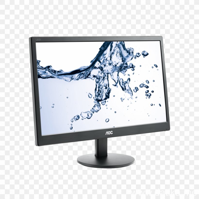 AOC International Computer Monitors VGA Connector LED-backlit LCD Liquid-crystal Display, PNG, 970x970px, Aoc International, Computer, Computer Monitor, Computer Monitor Accessory, Computer Monitors Download Free