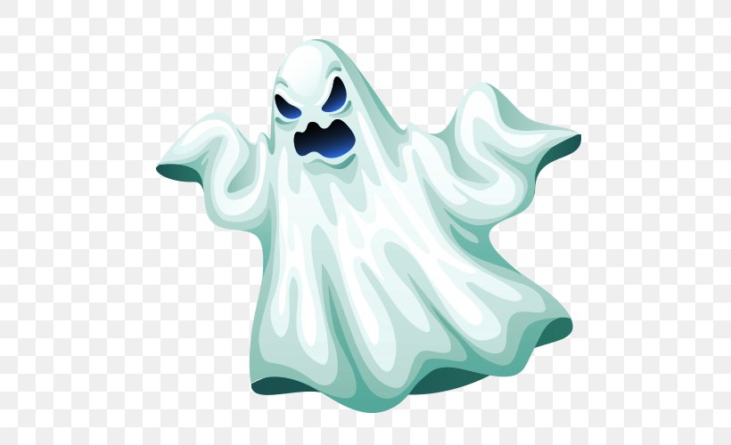 Halloween Ghost Clip Art, PNG, 500x500px, Halloween, Aqua, Fictional Character, Figurine, Ghost Download Free