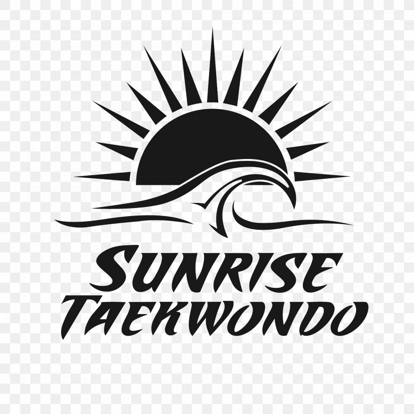 Logo Sunrise Taekwondo Font Brand, PNG, 2096x2096px, Logo, Afterschool Activity, Aircraft Pilot, Black, Black And White Download Free