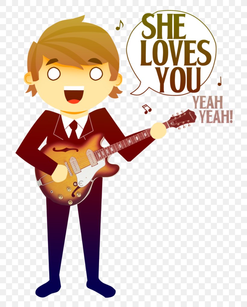 She Loves You The Beatles Art, PNG, 784x1019px, She Loves You, Art, Beatles, Cartoon, Fiction Download Free