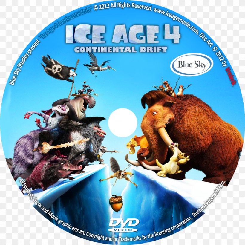 Sid Scrat Manfred Ice Age Film, PNG, 1000x1000px, Sid, Adventure Film, Blue Sky Studios, Continent, Continental Drift Download Free