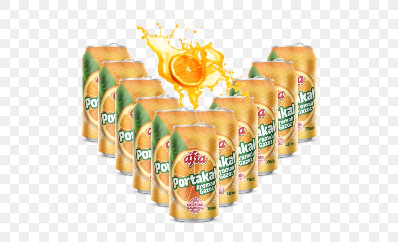 Fizzy Drinks Juice Nectar Orange Soft Drink Carbonated Water, PNG, 500x500px, Fizzy Drinks, Auglis, Carbonated Water, Drink, Flavor Download Free