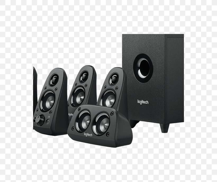 Logitech Z506 5.1 Surround Sound Loudspeaker Logitech Z906, PNG, 570x687px, 51 Surround Sound, Logitech Z506, Audio, Audio Equipment, Audio Power Download Free