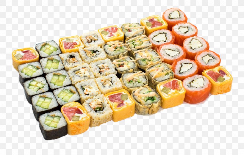 Makizushi Japanese Cuisine California Roll Tempura Sushi, PNG, 1405x893px, Makizushi, Asian Food, California Roll, Commodity, Cucumber Download Free