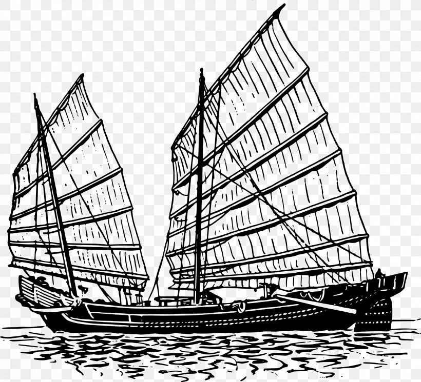 Sailing Ship Clip Art, PNG, 2400x2183px, Sailing Ship, Baltimore Clipper, Barque, Barquentine, Black And White Download Free