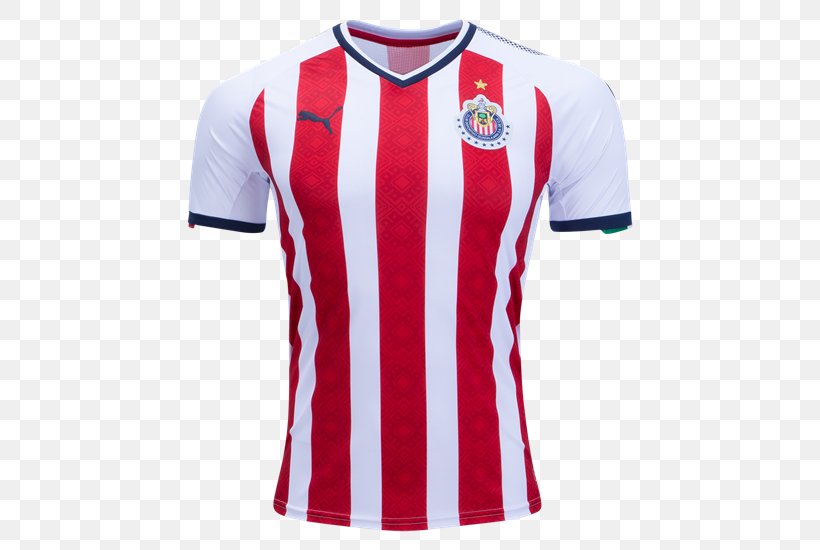 C.D. Guadalajara Chivas USA 2017–18 Liga MX Season Copa MX T-shirt, PNG, 550x550px, Cd Guadalajara, Active Shirt, Apertura And Clausura, Chivas Usa, Clothing Download Free
