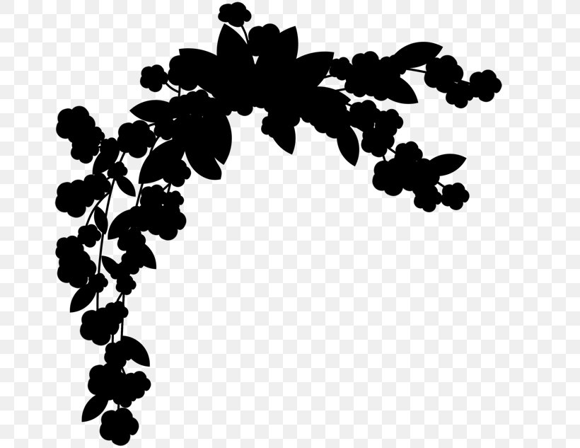 Font Line Leaf Pattern Flowering Plant, PNG, 695x633px, Leaf, Black M, Blackandwhite, Branch, Flower Download Free