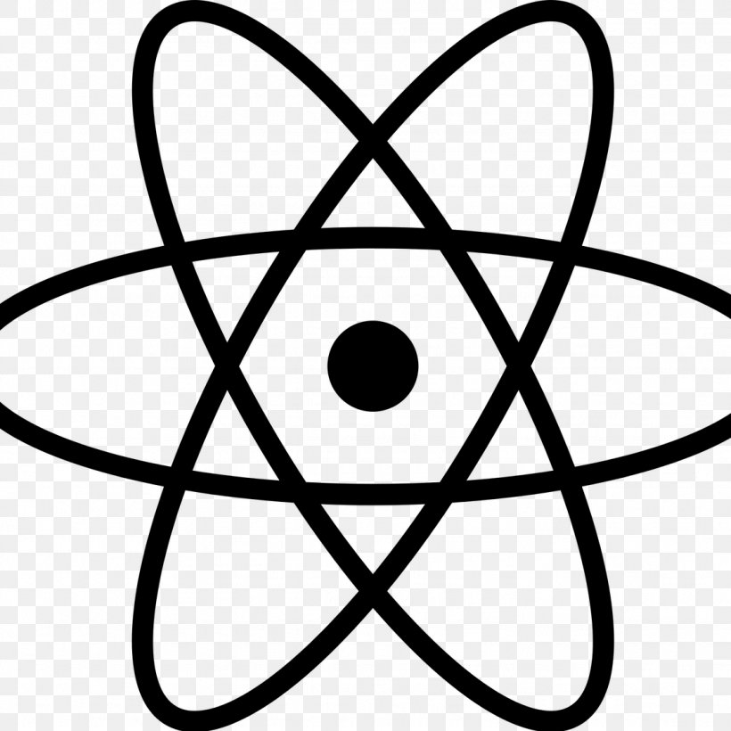 Atomic Nucleus Nuclear Power Nuclear Physics Clip Art, PNG, 1129x1129px, Atomic Nucleus, Area, Atom, Black, Black And White Download Free