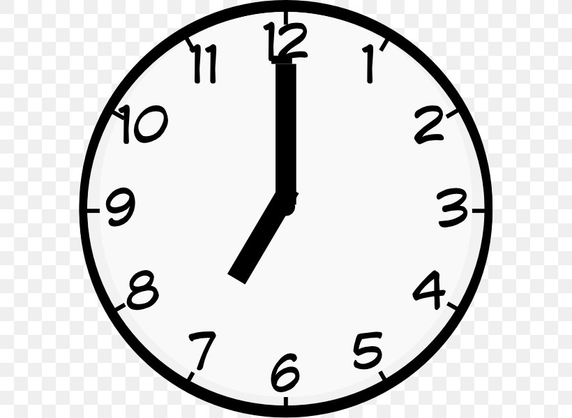 Clock Face Digital Clock Clip Art, PNG, 594x599px, Clock Face, Alarm Clocks, Arabic Numerals, Area, Black And White Download Free
