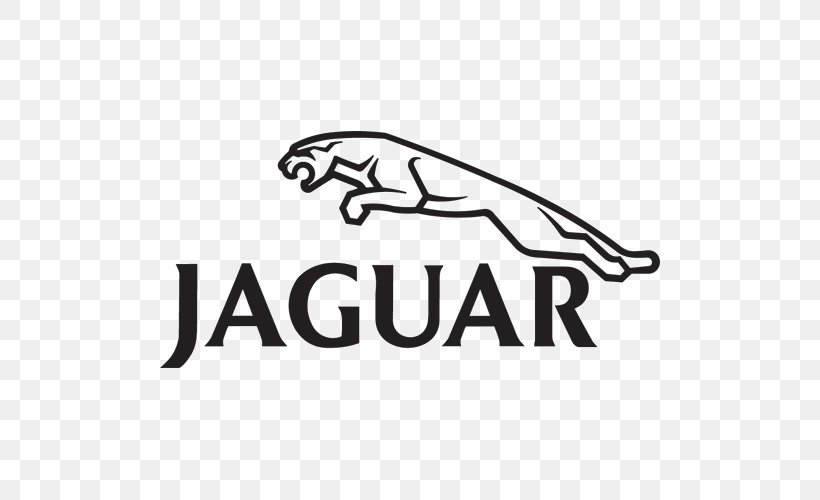 Jaguar Cars Jaguar Land Rover Jaguar XJ, PNG, 500x500px, Jaguar Cars, Area, Black, Black And White, Brand Download Free