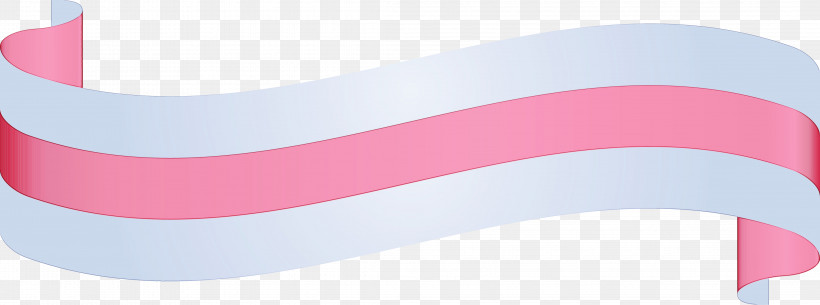 Pink White Line Material Property, PNG, 4352x1621px, Ribbon, Line, Material Property, Paint, Pink Download Free