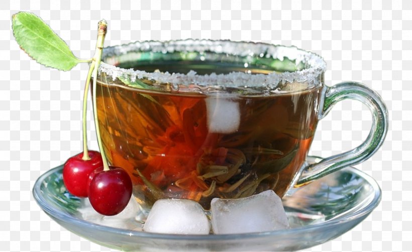 Iced Tea Green Tea Iced Coffee Cherry, PNG, 1024x627px, Iced Tea, Cherry, Cup, Drink, Earl Grey Tea Download Free