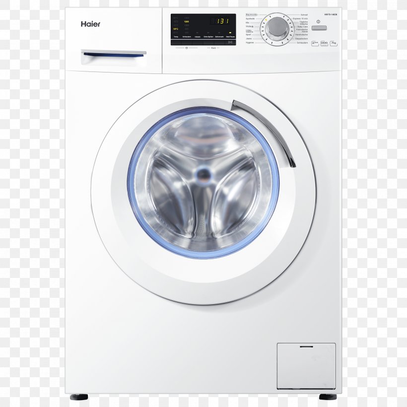Washing Machines Haier Combo Washer Dryer Home Appliance, PNG, 2000x2000px, Washing Machines, Beko, Clothes Dryer, Combo Washer Dryer, Haier Download Free