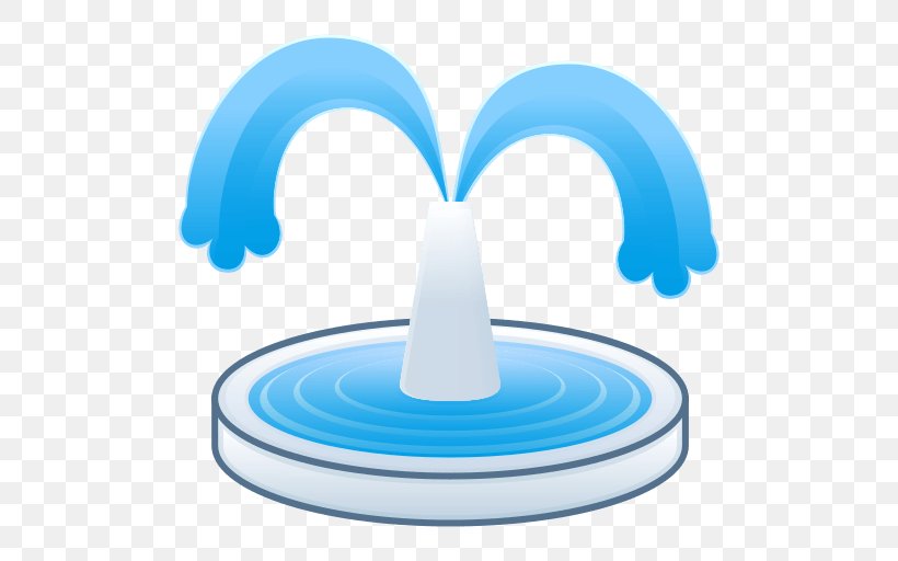 Emoji Water Symbol Fountain Clip Art, PNG, 512x512px, Emoji, Drinking Fountains, Email, Emojipedia, Emoticon Download Free