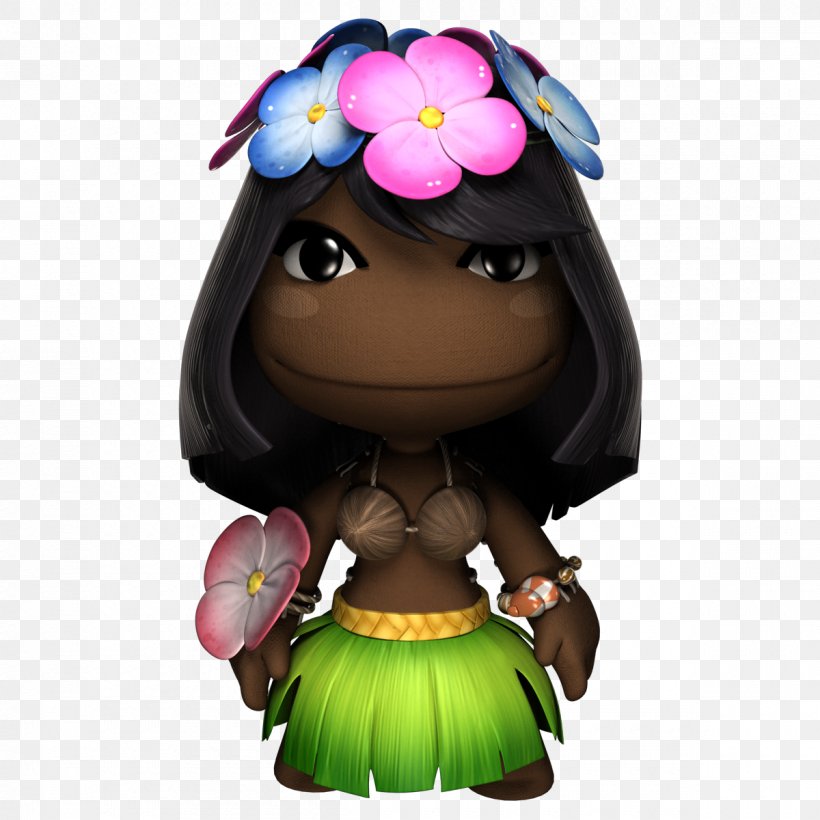 LittleBigPlanet 3 Hawaiian Lei Tiki Aloha Shirt, PNG, 1200x1200px, Littlebigplanet 3, Aloha Shirt, Bra, Costume, Doll Download Free