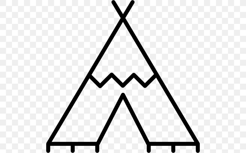 Tipi Native Americans In The United States Clip Art, PNG, 512x512px, Tipi, Area, Black, Black And White, Camping Download Free
