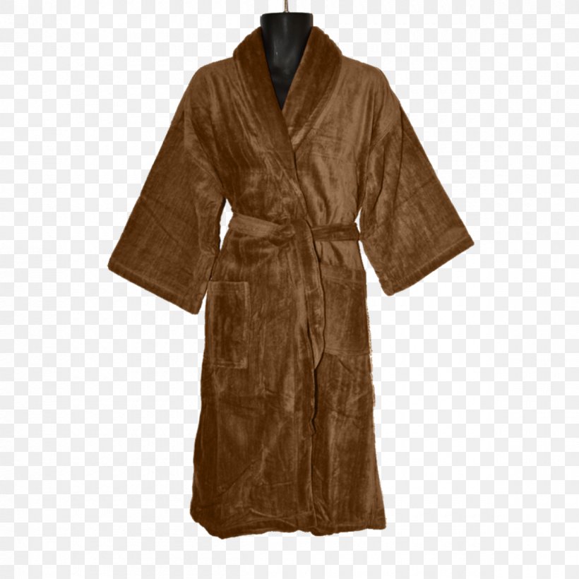 Bathrobe Clothing Collar Sleeve, PNG, 1200x1200px, Robe, Bathrobe, Brown, Clothing, Collar Download Free