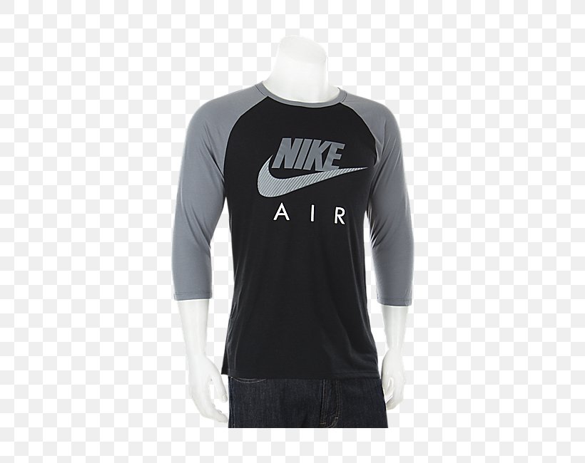 Long-sleeved T-shirt Jumpman Raglan Sleeve, PNG, 650x650px, Tshirt, Active Shirt, Air Jordan, Black, Brand Download Free