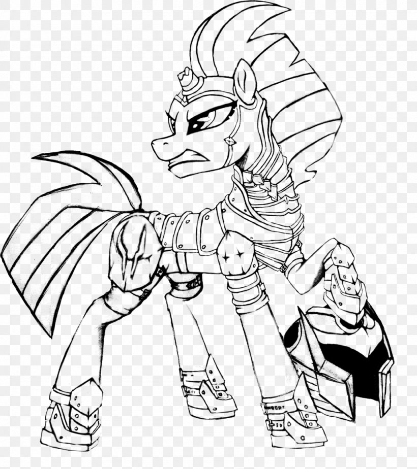 Pony Line Art Tempest Shadow Drawing Coloring Book, PNG, 1024x1154px, Pony, Arm, Artwork, Black, Black And White Download Free