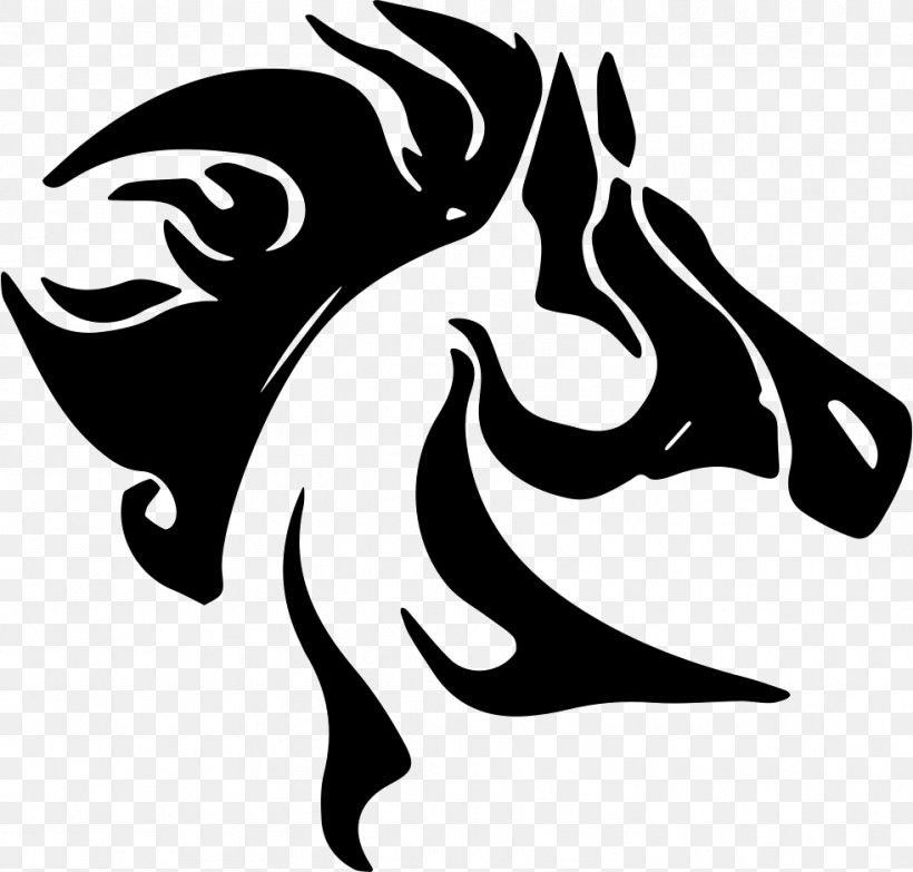 Standing Horse Silhouette, PNG, 982x938px, Horse, Art, Artwork, Black, Black And White Download Free