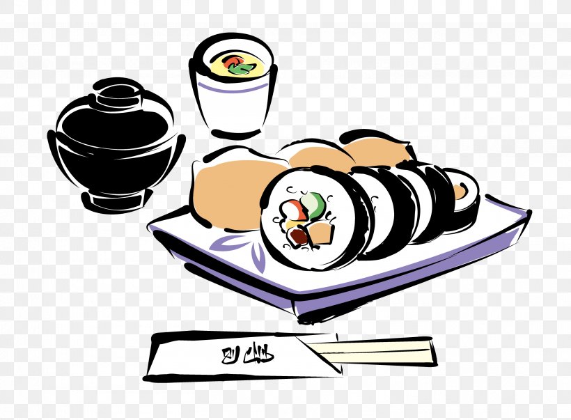 Sushi Makizushi Japanese Cuisine Sukeroku Miso Soup, PNG, 3013x2219px, Sushi, Asian Food, Cuisine, Dish, Food Download Free