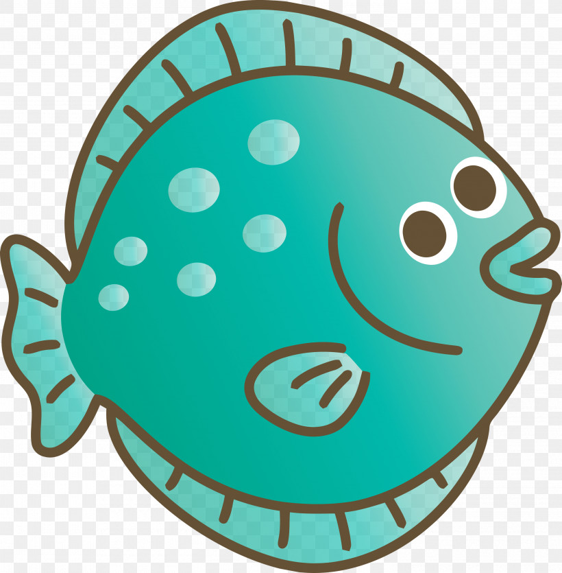 Turquoise Aqua Turquoise Fish Fish, PNG, 2945x3000px, Flounder, Aqua, Cartoon Flounder, Fish, Turquoise Download Free