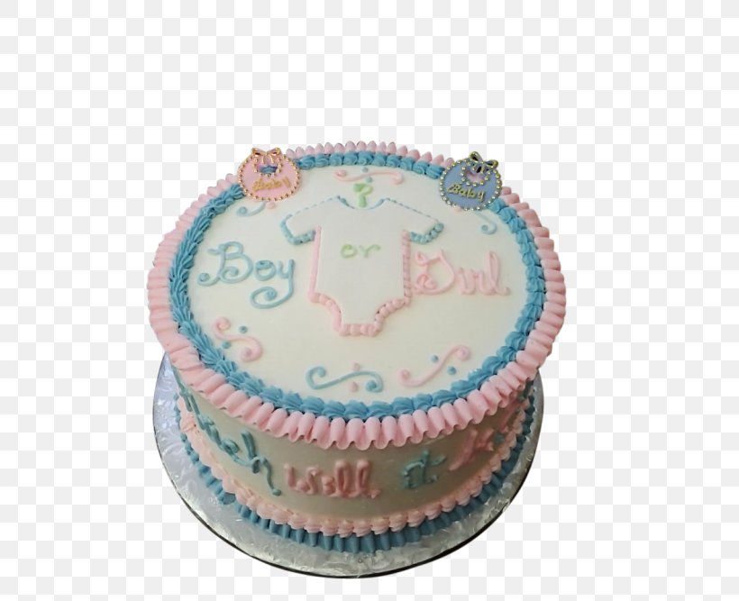 Buttercream Sugar Cake Gender Reveal Torte Birthday Cake, PNG, 500x667px, Buttercream, Baby Shower, Baking, Birthday Cake, Cake Download Free
