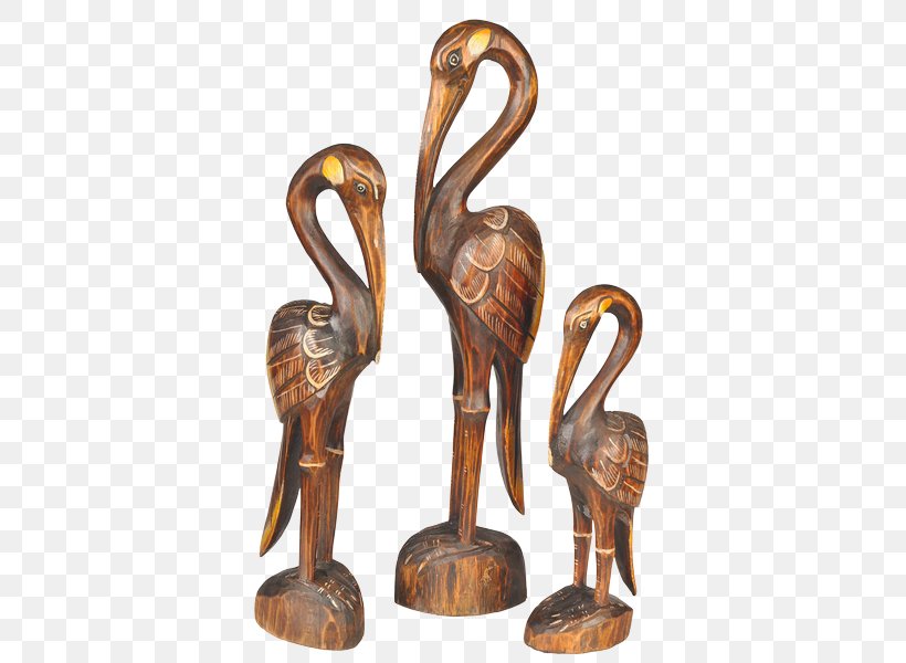 Bird Wood Flamingos Parrot Germany, PNG, 450x600px, Bird, Bronze, Bronze Sculpture, Figurine, Flamingos Download Free