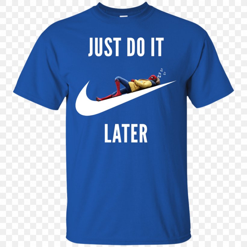 Long-sleeved T-shirt Hoodie Just Do It, PNG, 1155x1155px, Tshirt, Active Shirt, Blue, Brand, Clothing Download Free