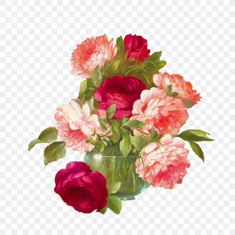 Flower Bouquet Garden Roses Floral Design Art Painting, PNG, 850x850px, Flower Bouquet, Annual Plant, Art, Artificial Flower, Artist Download Free