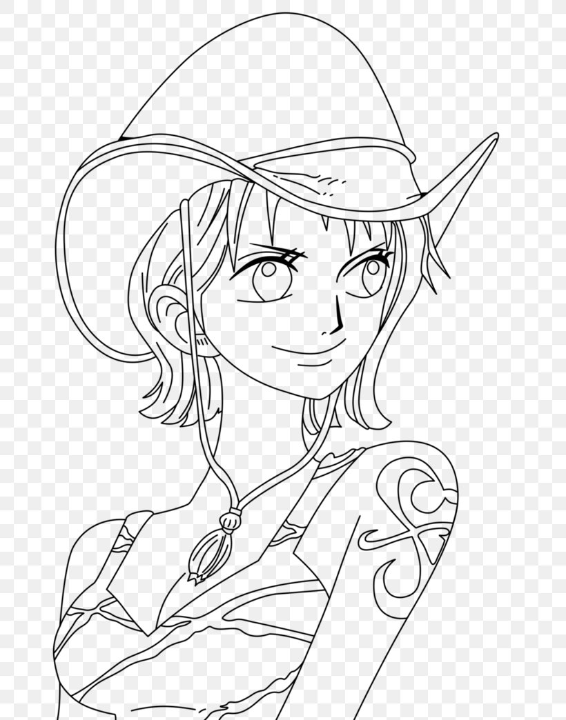 Line Art One Piece Nami Drawing Portgas D. Ace, PNG, 765x1044px