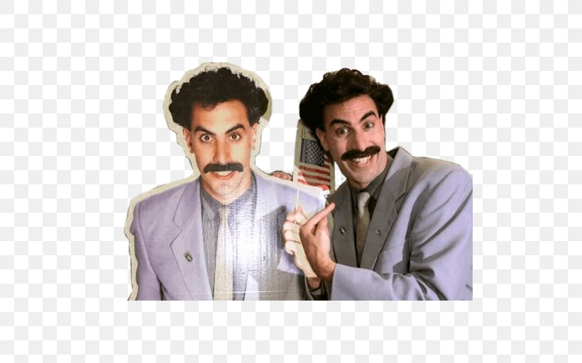 Sacha Baron Cohen Borat Film Moustache Kazakhstan, PNG, 512x512px, 2006, Sacha Baron Cohen, Beard, Borat, Communication Download Free