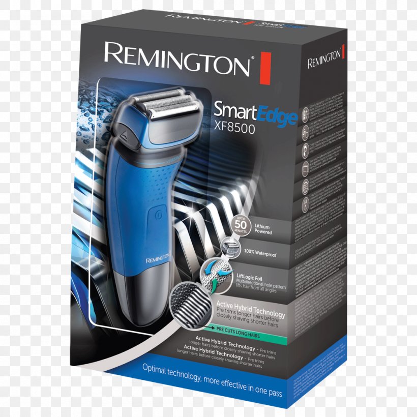 Electric Razors & Hair Trimmers Remington Verso Wet & Dry Rotary Shaver Trimmer Grooming Kit XR1410 Remington Products Hair Clipper Remington XF8700, PNG, 1000x1000px, 30 Remington, Electric Razors Hair Trimmers, Brand, Electricity, Hair Download Free
