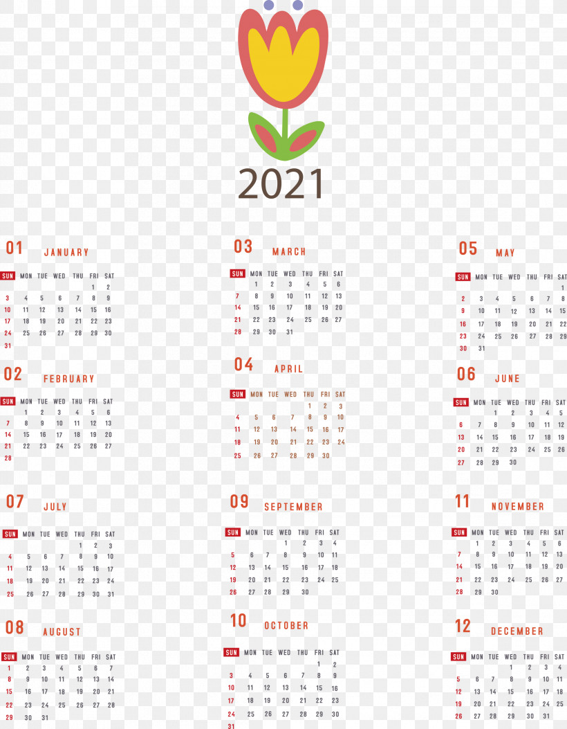 Printable 2021 Yearly Calendar 2021 Yearly Calendar, PNG, 2336x3000px, 2021 Yearly Calendar, Annual Calendar, Calendar System, Calendar Year, Meter Download Free