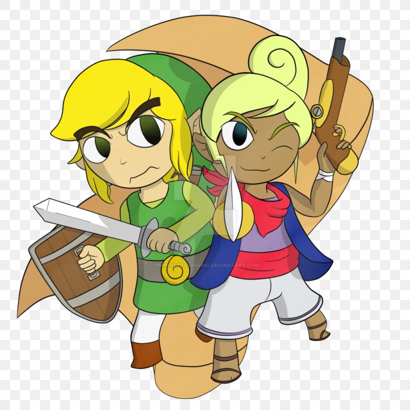 DeviantArt The Legend Of Zelda: The Wind Waker, PNG, 1024x1024px, Watercolor, Cartoon, Flower, Frame, Heart Download Free